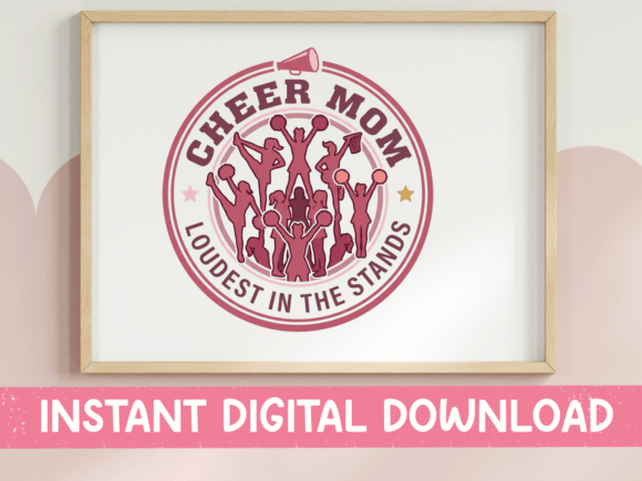 Cheer Mom Graphics: Bold T-Shirt Designs for Blogs