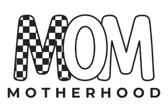 Mom Motherhood Checker Design: Graphics for T-Shirt Designs