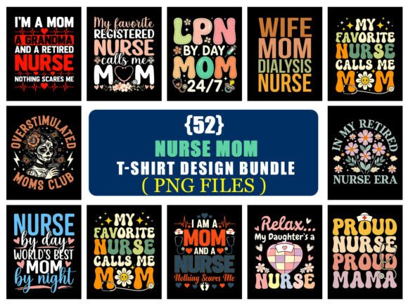 Nurse Mom T-Shirt Design Bundle: A Designer's Review