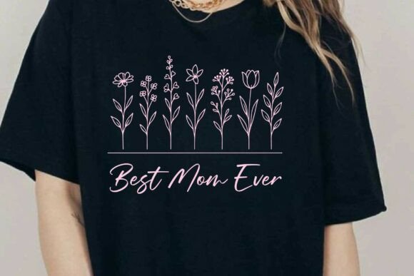 Retro Mom Tee Graphics & Illustrations Review